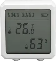 Temperature Humidity Monitor Wireless Sensor Voice Control WiFi for Home Greenhouse Temperature Hygrometer with App Alert