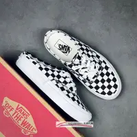 在飛比找Yahoo!奇摩拍賣優惠-Vans Slip-On 黑 白 棋盤 半 拖鞋 懶人鞋 百