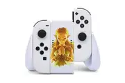 PowerA Joy-Con Comfort Playing Grip For Nintendo Switch Controller Zelda White