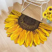 Indoor Doormat Sunflower Front Door Mat 23''x35'' Non Slip Rubber Backing