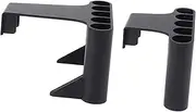 Aquatic Plant Holder, 5 Holes 2Pcs Aquarium Plant Holder for Pothos Plant Holder Fish Tank Decorations Fish Tank Plant Holder for Water Poppies (Long Hook Short Hook)