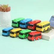4PCS Tayo The Little Bus Cartoon Pull Back Car Toy Set Kids Educational ..u