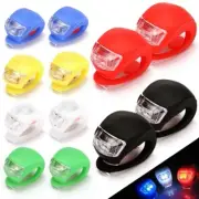 12 Pcs Silicone Bicycle Bike Cycle E-bike Safety LED Head Front & Rear Light Set