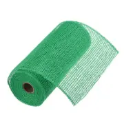 10 Inch Poly Burlap Mesh for Wreath Mesh Ribbon 10 Yard Forest Green