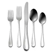 Oneida Flight 65 Piece Everyday Flatware, Service for 12, 18/0 Stainless Stee...