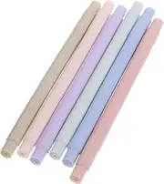 Generic 6pcs Portable Highlighter Pens Dual Tips Markers for Note Taking Lightweight Fluorescent Pens Vibrant Colors for Students and Office Use