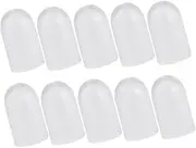 Baluue 10pcs Anti-abrasion Toe Covers Toe Protector Elastic Toe Covers Toe Covers for Women Toe Protection Sleeves Elastic Toe Protective Cover Toe Guard Toe Sleeves Transparent