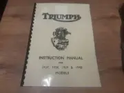 Triumph PRE-WAR MODELS 1939 USER HANDBOOK T100 5H 3H etc- PWTW05/A4