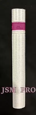 1 X GM RIPPLE Cricket Bat Grip - MOGUL (WHITE with Purple Ring)- Gunn & Moore