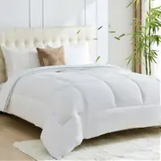 LINENOVA All Seasons Bamboo Quilt - 150GSM Breathable Skin Friendly,Soft Touch Bamboo Microfibre Filling Doona
