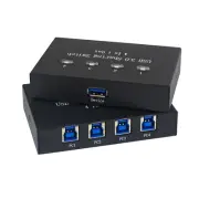 4-Port USB 3.0 Sharer KVM Switch Hub 4 in 1 out HUB Share Converter KVM Switch G