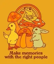 Make Memories 3" Sticker Friends Right People Good People Relationships