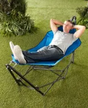 Portable Folding Hammock Camping Trip For Beach Outdoor Sitting Decor