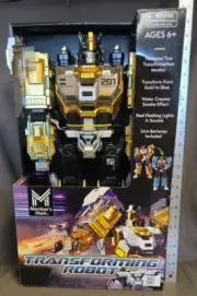 22" Tall X 14" wide Transforming Robot Toy w/ smoke effect and lights & sounds