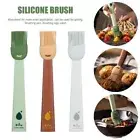 Resistance Pancake Brush Oil Brush with Bottle Barbecue Oil Brush Oil Dispenser