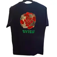 在飛比找蝦皮購物優惠-韓國 EVISU 福神 T恤 背後立體大花朵🌺 正品 T恤 