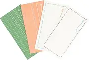 Shinokoma AZ-PA33-A1 Washi, 4 Patterns Assorted, Otoshidama Bags, Large 6.8 x 3.4 inches (17.2 x 8.6 cm), 12 Pieces, 4 Colors x 3 Each