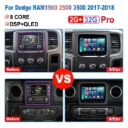 Android Car Radio Head Unit For Dodge RAM1500 2500 3500 2017-2018 GPS Carplay