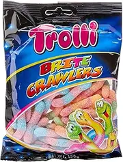 Trolli Brite Crawlers Sour Candy, 10 x 150 Grams