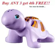☀️NEW LEGO Minifigure Mini Figure Minifig Animal Pet Turtle Purple