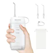 Portable Travel Water Flosser for Teeth Cleaning with 3 Flossing Tips, Orthod...
