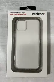 Verizon Clarity Phone Case + Screen Protector for Apple iPhone 11 Pro - Clear