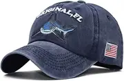 [HAMKVBPR] Baseball Cap Unisex Cartoon Washed Embroidered Baseball Cap Outdoor Sunshade Hat Outdoor Sports Hat