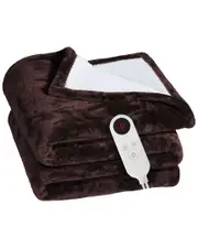 Fresh Fab Finds NewHome Flannel Heated Throw Blanket
