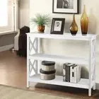 Artiss Hall Console Table Entry Hallway Side Table Book Shelf Display Wooden