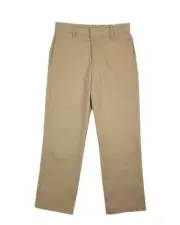 Elder, Boy's Flat Front Pants, Slims, Khaki, Style# 1216