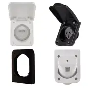 10A 15A Caravan Inlet Outlet RV Camper Motor Home Power Socket White Black 240V