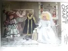 18" Doll Clothes Clothing Vogue Craft 8557 Sewing Pattern Dress Veil Gown UC FF