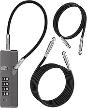 Gupcaqosjw Bike Lock with Combination,Heavy Duty Bike Lock - Weatherproof Uncuttable High-Security Chain Combination for Travel Storage Commuting Outdoor Gate Motorcycle Campus