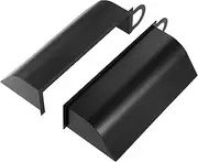 X AUTOHAUX 2pcs Hood Dynamic Cold Air Tuning Intake System Scoop for BMW E90/91/92/93 316d 318d 320d 325d 330d 335d 316i 318i 320i 325i 328i Plastic Black