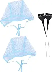 LIFKOME Hair Coloring Hat Temporary Hair Color Highlight Cap Brush Set for Home Salon