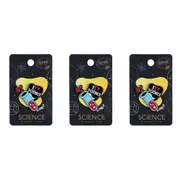 3x Geek Culture Science Enamel Pin Button Badge/Brooch Patch Jewellery Test Tube