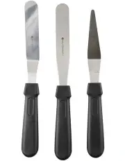[MasterCraft] Stainless Steel Palette Knives 3 Piece Set in Mixed Colour