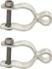 Chain Link Fence, Frame Gate Post, Female Hinge, w/ Bolts & Nuts, Supplies