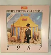 STEIFF Calendar 1987 Vintage Bear Plush Teddy Bear Collection Mint (A3)