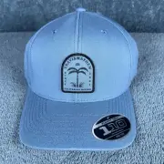 Travis Mathew Golf Flexfit Snapback Adjustable Blue Bahama Palm Tree Cap Hat New