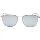 Hugo Boss Extra White ML Lens Matte Ruthenium Silver Sunglasses