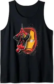 [Marvel] Spider-Man: Far From Home Iron Man Graffiti Tank Top