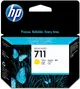 HP 711 原廠黃色墨水匣 CZ132A 適用 DesignJet T120/T520/T130/T530