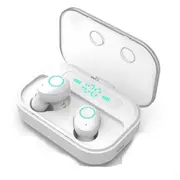 Bluetooth 5.0 Headset Tws Wireless Earphones Mini Earbuds Stereo Headphones Wireless Earphones White