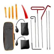 14Pcs Car Door Open Unlock Tool Kit Lock Out Emergency Wedges Air Pump Universal Emergency Kit for As shown