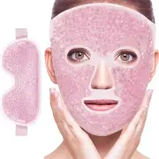Gel Eye Mask 2 Pack Cooling Ice Sleeping for Puffy Face Eyes for Men & Wom