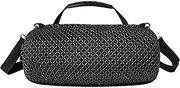 ZGUZMCMK Portable Speaker Storage Bag Holder Handbag Hard Carrying Case for Home Fishing Camping, Black