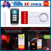 Window & Door Open Sensor Ring 108dB Entry Alert Infrared Audible & Visual Alarm