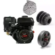 7HP 210cc OHV Horizontal Shaft Gas Engine Motor for Go Kart 168F ATV Trike Drift