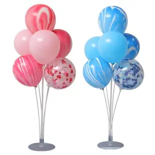 生日布置氣球桌飄兒童周歲聚會派對裝飾餐桌擺件